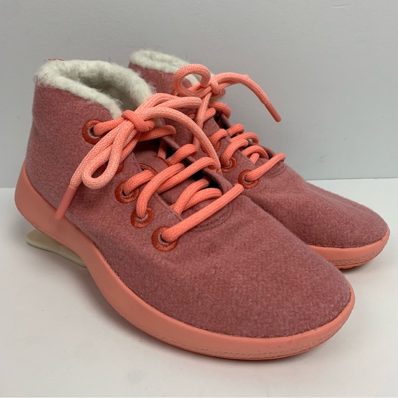 allbirds Shoes - Allbirds Peach Mizzle Fluff Fur-Lined High Tops 🍁